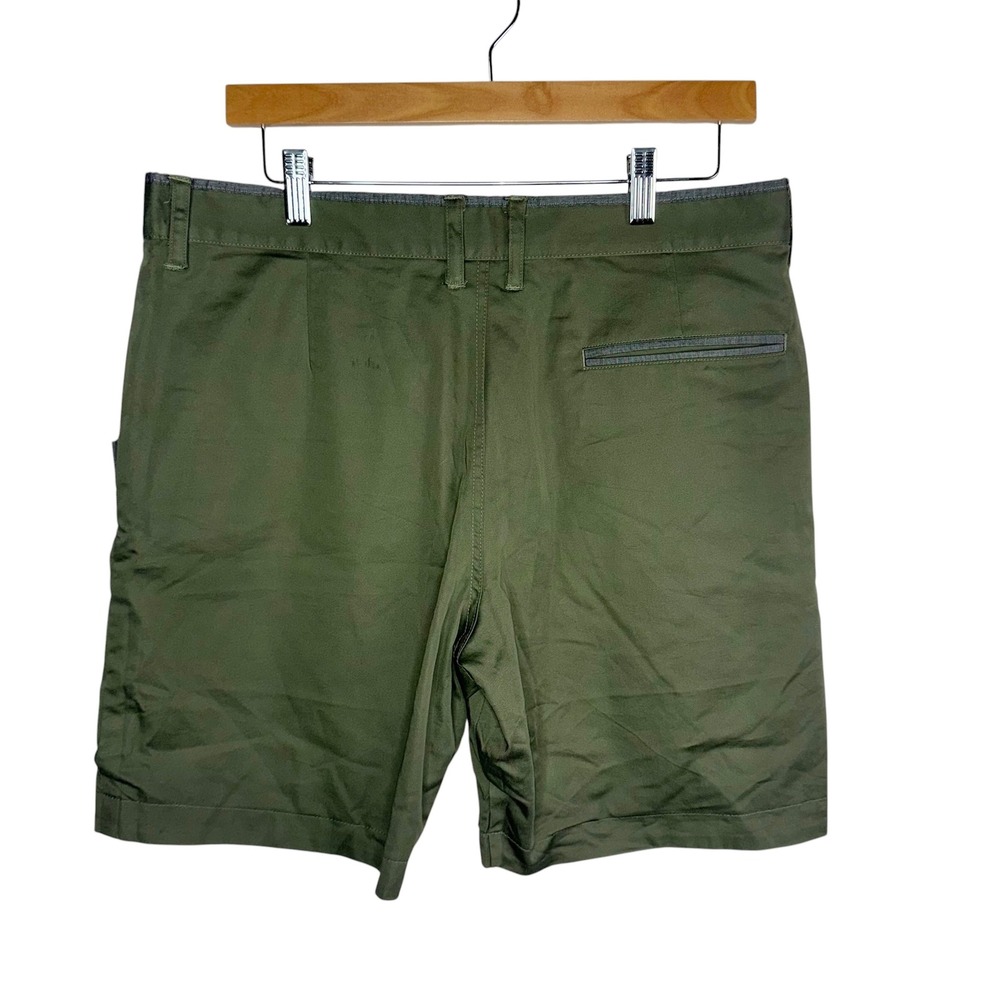 Descendant of Thieves Reversible Shorts Mens 33 Multicolor Olive EUC 22AS68X08M2 - Picture 5 of 7